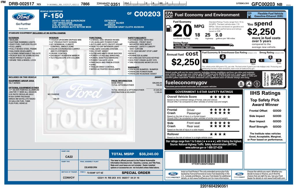 Used 2016 Silver Ford XLT image 5
