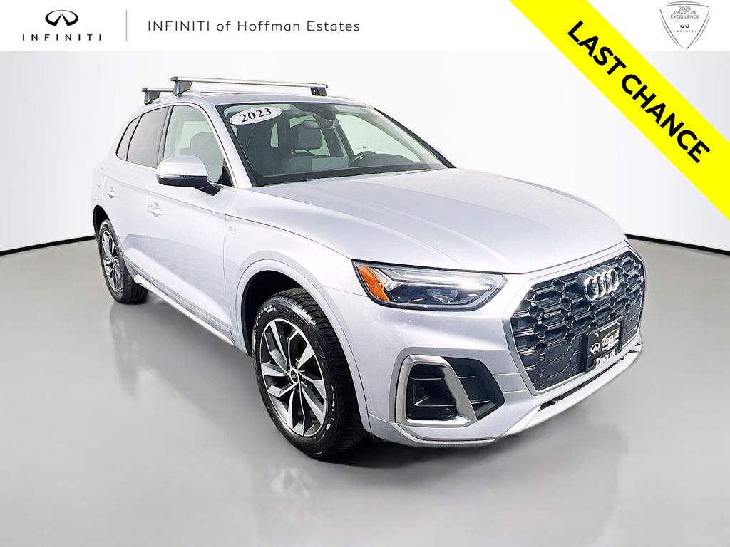 Florett Silver Metallic 2023 Audi Q5 quattro Premium Plus S Line 45 TFSI SUV / Crossover All-Wheel Drive 7-Speed Automatic