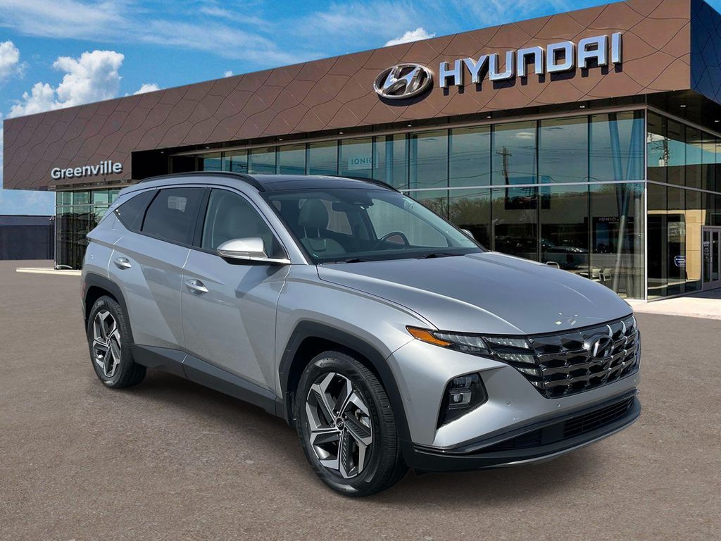 Shimmering Silver 2023 Hyundai Tucson Limited FWD SUV / Crossover Front-Wheel Drive 8-Speed Automatic