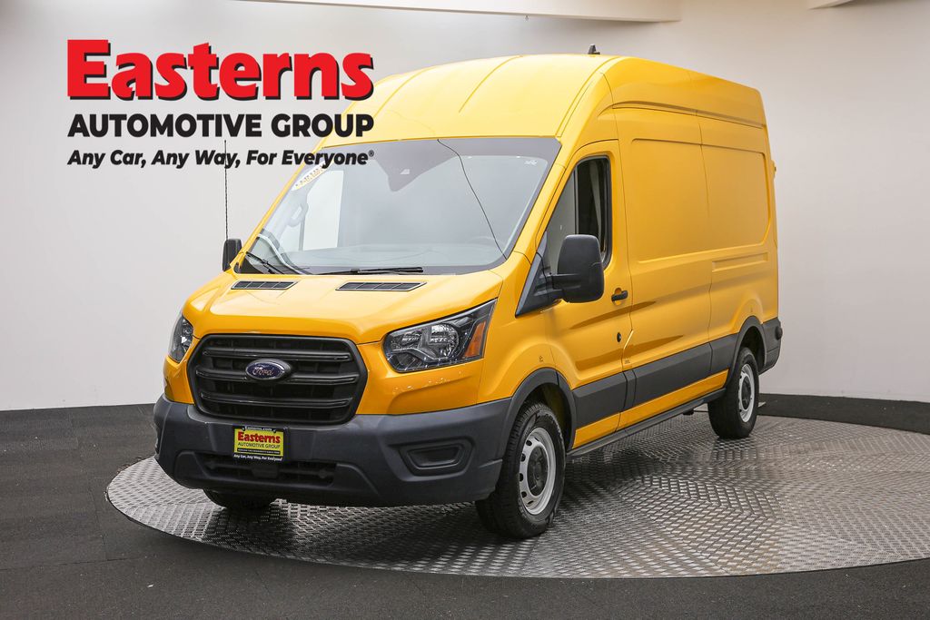 Yellow 2020 Ford Transit Cargo Van Rear-Wheel Drive