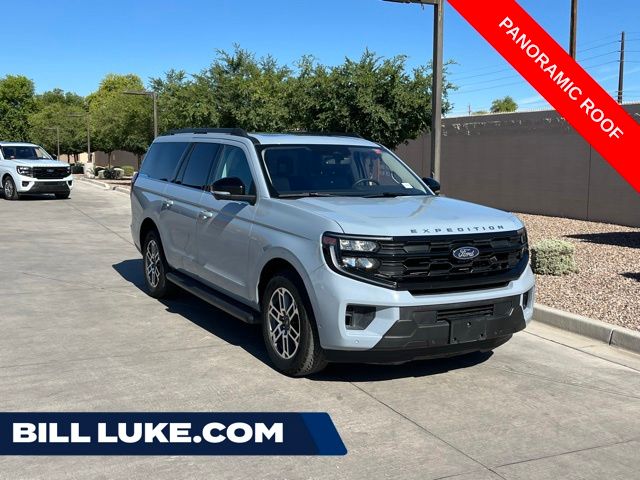 Glacier Gray Metallic TriCoat 2025 Ford Expedition MAX Active 4WD SUV / Crossover Four-Wheel Drive Automatic