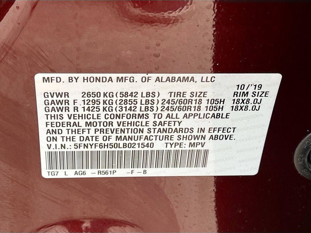 2020 Honda Pilot EX-L - Photo 32