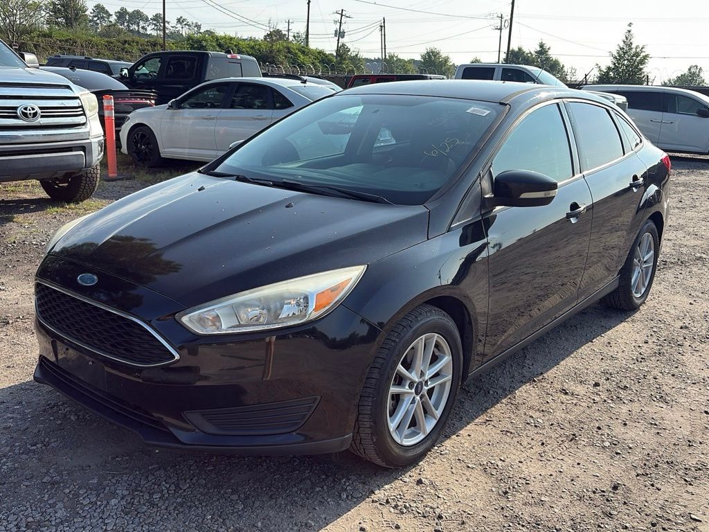 Shadow Black 2017 Ford Focus Sedan Front-Wheel Drive 6-Speed Automatic