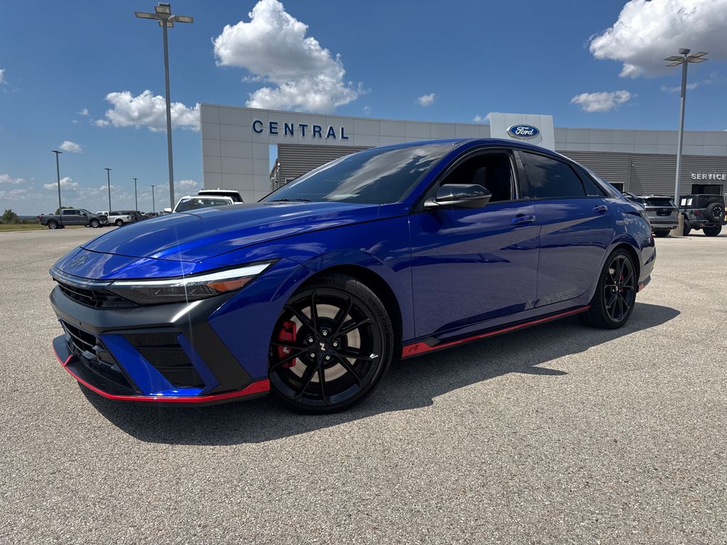 Intense Blue 2026 Hyundai Elantra N Sedan Front-Wheel Drive 8-Speed Automatic
