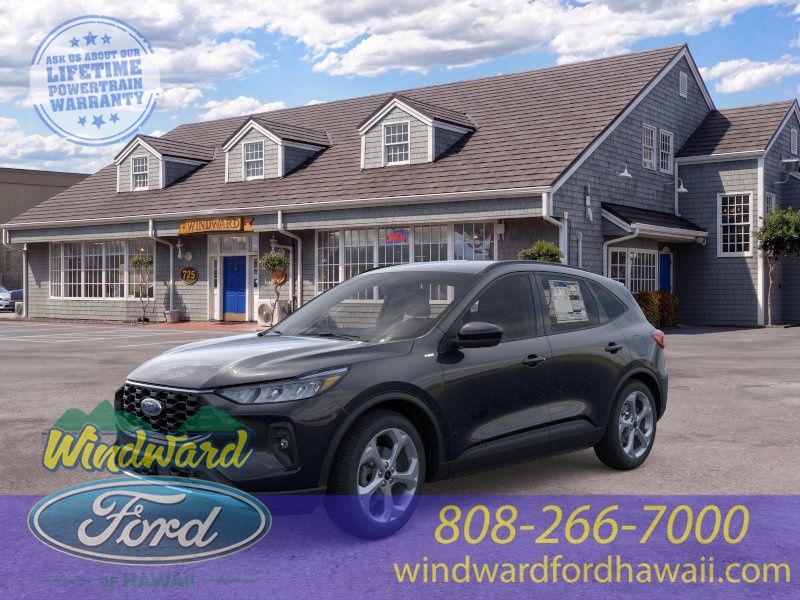 Black Metallic 2025 Ford Escape SUV / Crossover All-Wheel Drive 8-Speed Automatic