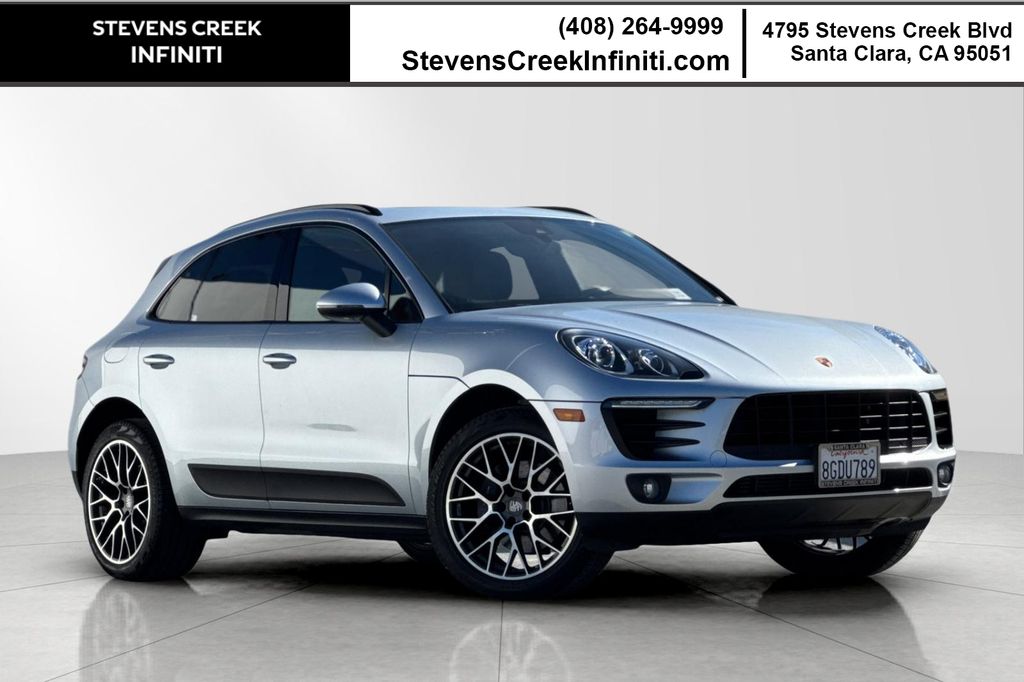 Rhodium Silver Metallic 2018 Porsche Macan AWD SUV / Crossover All-Wheel Drive 7-Speed Automatic