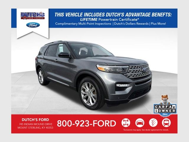 Gray Metallic 2024 Ford Explorer Limited RWD SUV / Crossover Rear-Wheel Drive Automatic