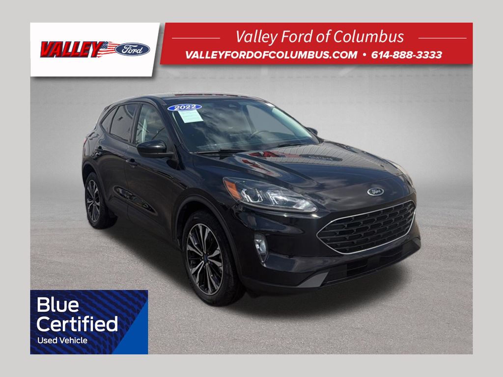 Black Metallic 2022 Ford Escape SUV / Crossover All-Wheel Drive 8-Speed Automatic