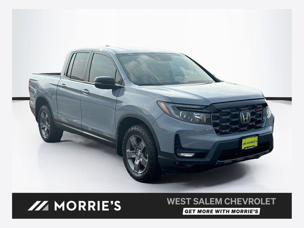 Diffused Sky Pearl 2025 Honda Ridgeline Pickup Truck All-Wheel Drive 9-Speed Automatic
