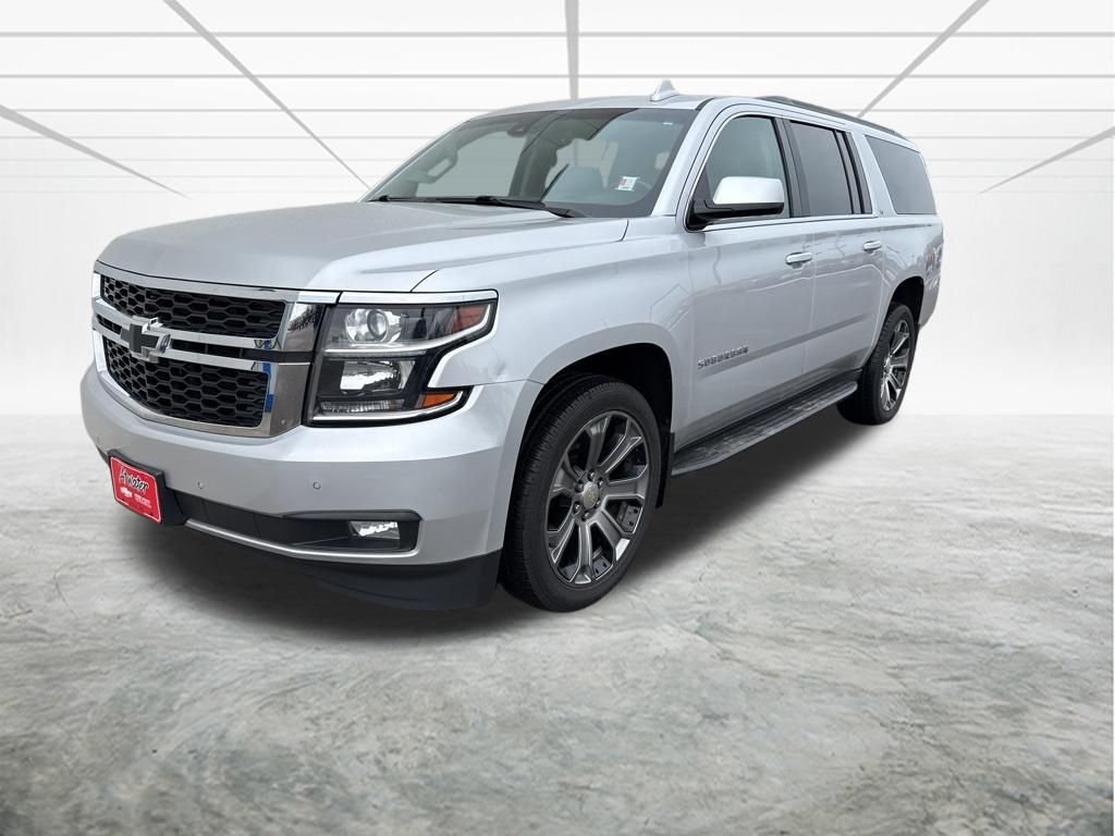 Silver Ice Metallic 2018 Chevrolet Suburban 1500 LT 4WD SUV / Crossover Four-Wheel Drive 6-Speed Automatic Overdrive