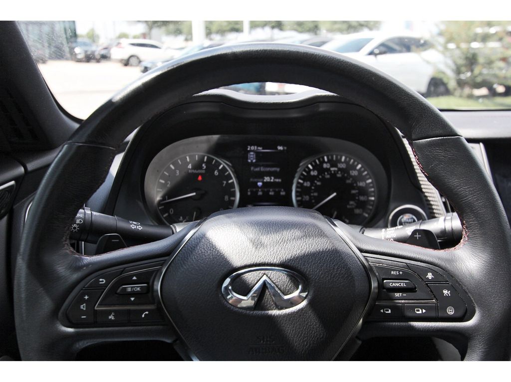 2024 INFINITI Q50 Red Sport 400 White at AutoSavvy Houston Southwest