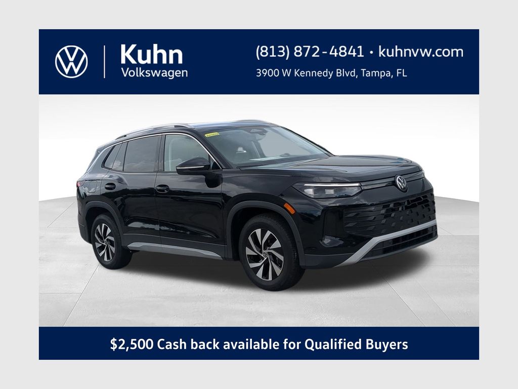 Deep Black Pearl 2026 Volkswagen Tiguan SUV / Crossover Front-Wheel Drive 8-Speed Automatic