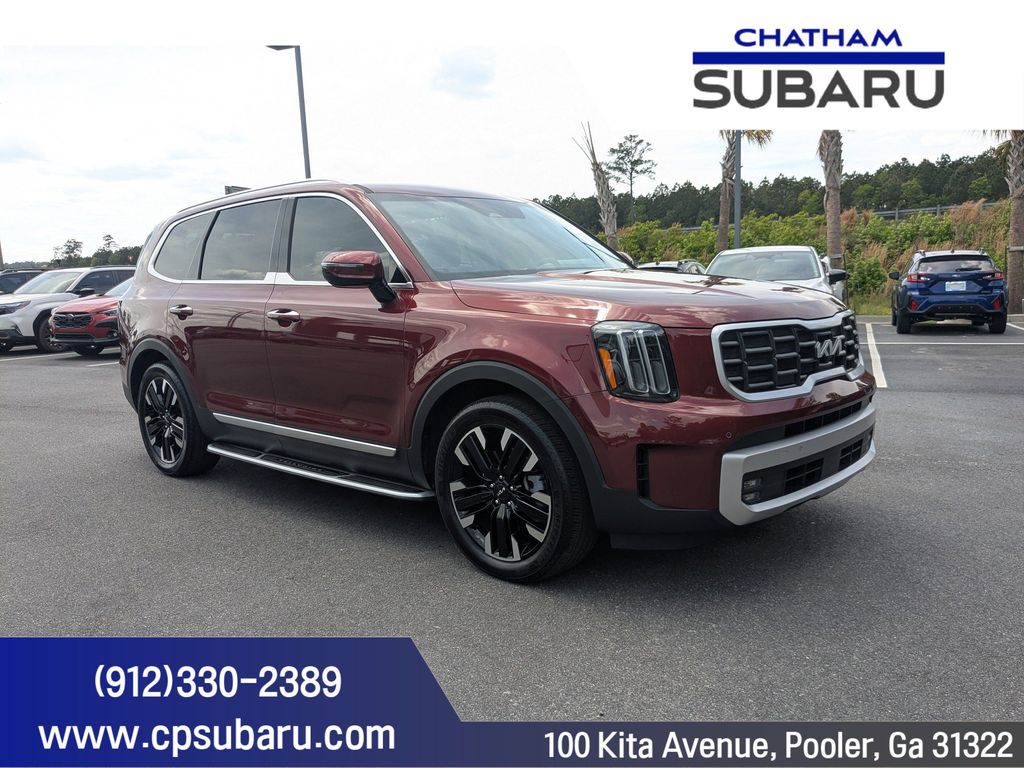 Dawning Red 2024 Kia Telluride SX-Prestige AWD SUV / Crossover All-Wheel Drive 8-Speed Automatic