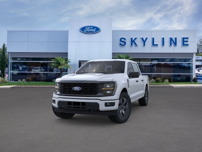 White Metallic 2025 Ford F-150 Pickup Truck Four-Wheel Drive Automatic