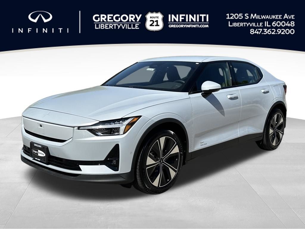 Magnesium Metallic 2024 Polestar 2 Longe Range Single Motor FWD Sedan Rear-Wheel Drive 1-Speed Automatic