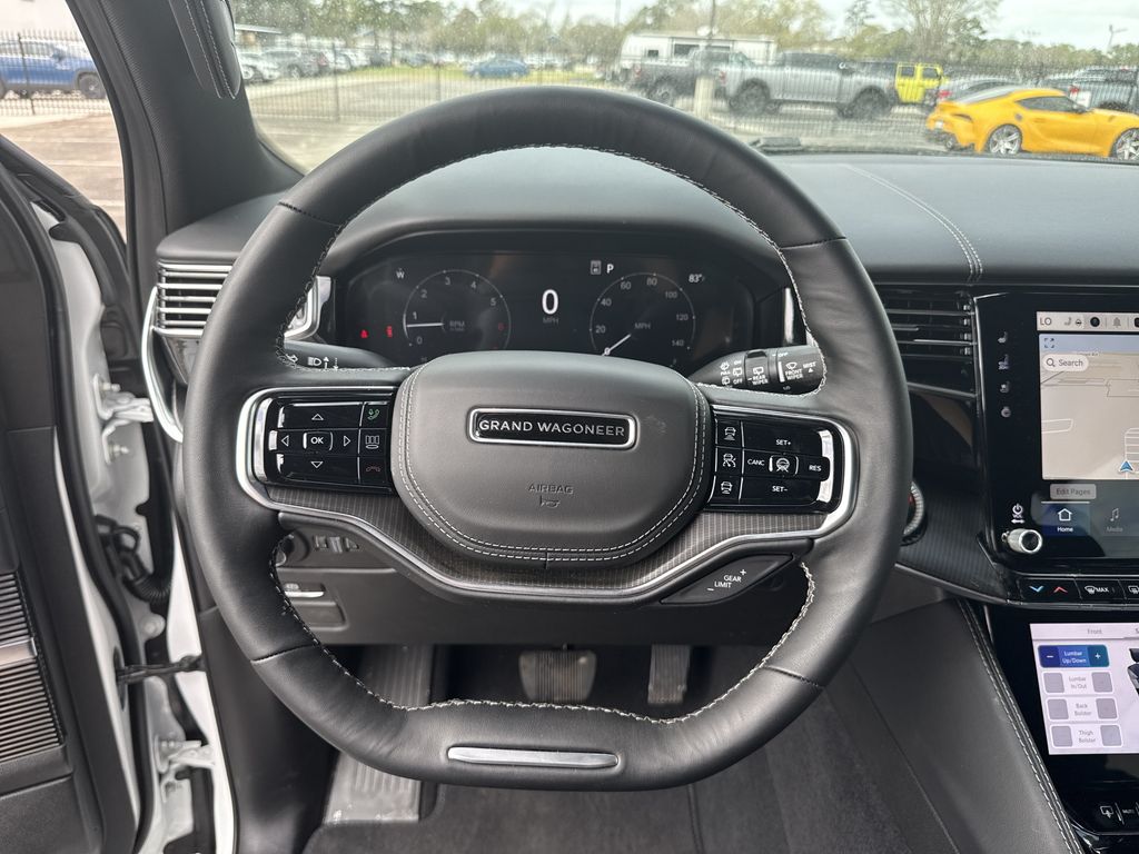 2026 Jeep Grand Wagoneer Summit Obsidian White at Texan Dodge Chrysler Jeep Ram