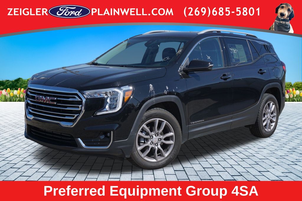 Black (Ebony Twilight Metallic) 2024 GMC Terrain SUV / Crossover All-Wheel Drive 9-Speed Automatic