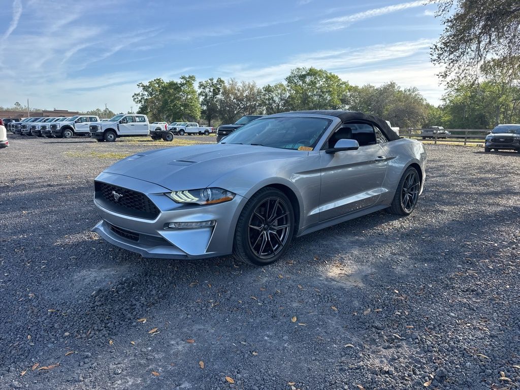 Silver Metallic 2020 Ford Mustang EcoBoost Premium Convertible RWD Convertible Rear-Wheel Drive Automatic