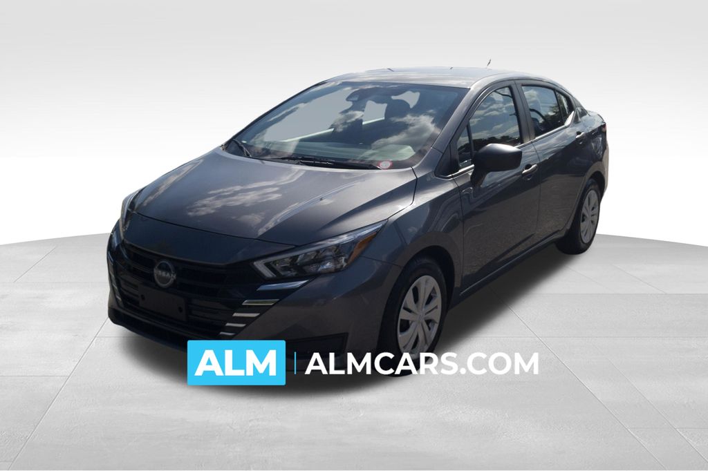 Gray (Gun Metallic) 2025 Nissan Versa Sedan Front-Wheel Drive Continuously Variable Transmission
