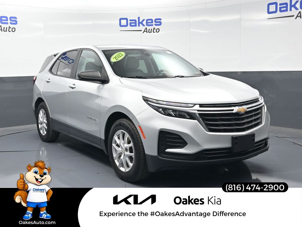 Silver Ice Metallic 2022 Chevrolet Equinox SUV / Crossover Front-Wheel Drive 6-Speed Automatic Overdrive