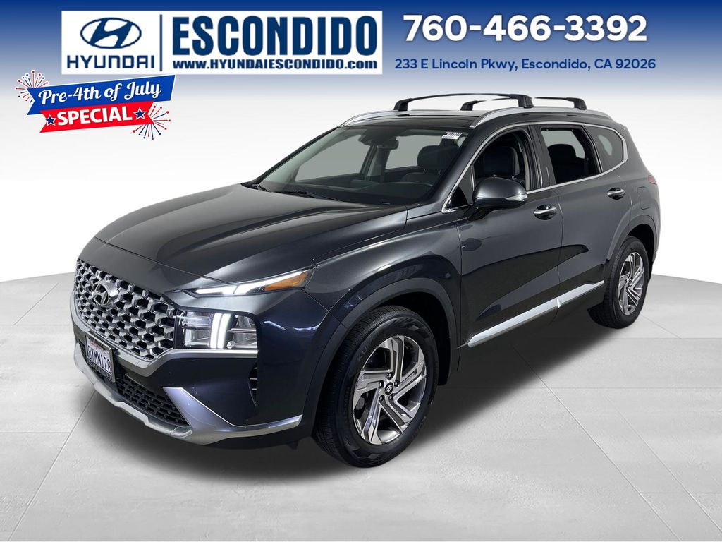 Portofino Gray 2022 Hyundai Santa Fe SUV / Crossover Front-Wheel Drive 8-Speed Automatic