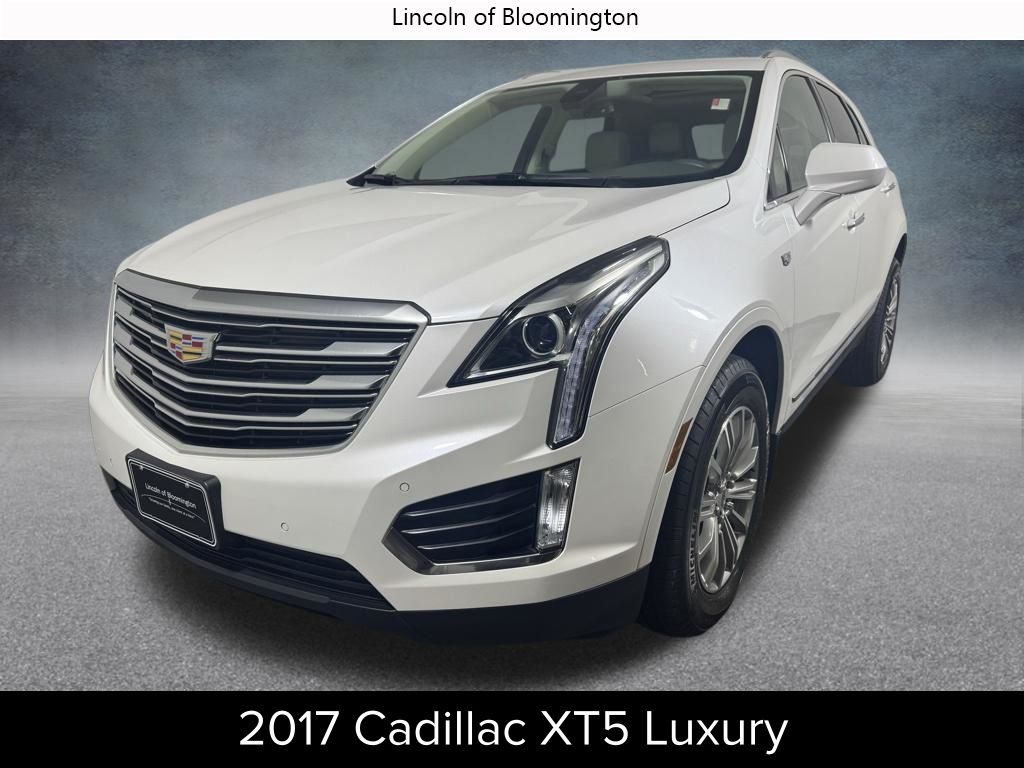 Crystal White 2017 Cadillac XT5 Luxury AWD SUV / Crossover Four-Wheel Drive 8-Speed Automatic