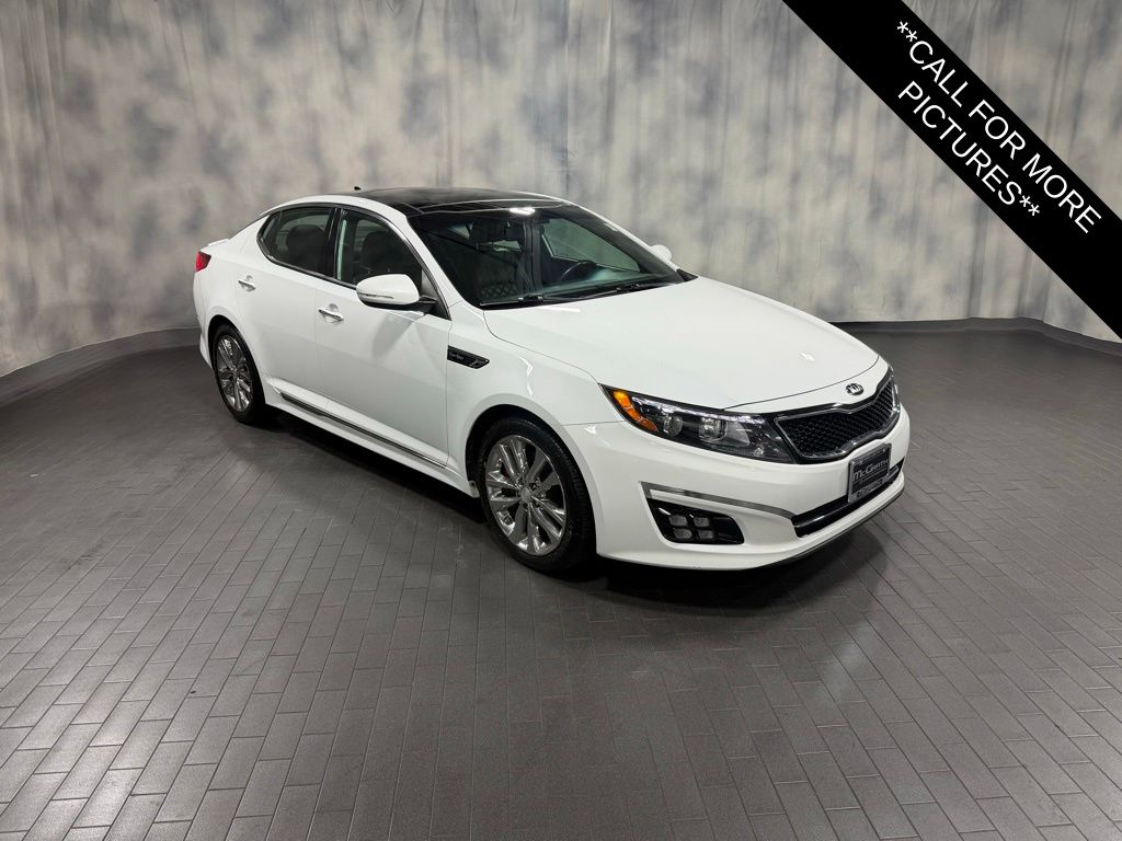 Snow White Pearl 2015 Kia Optima SXL Turbo Sedan Front-Wheel Drive 6-Speed Automatic