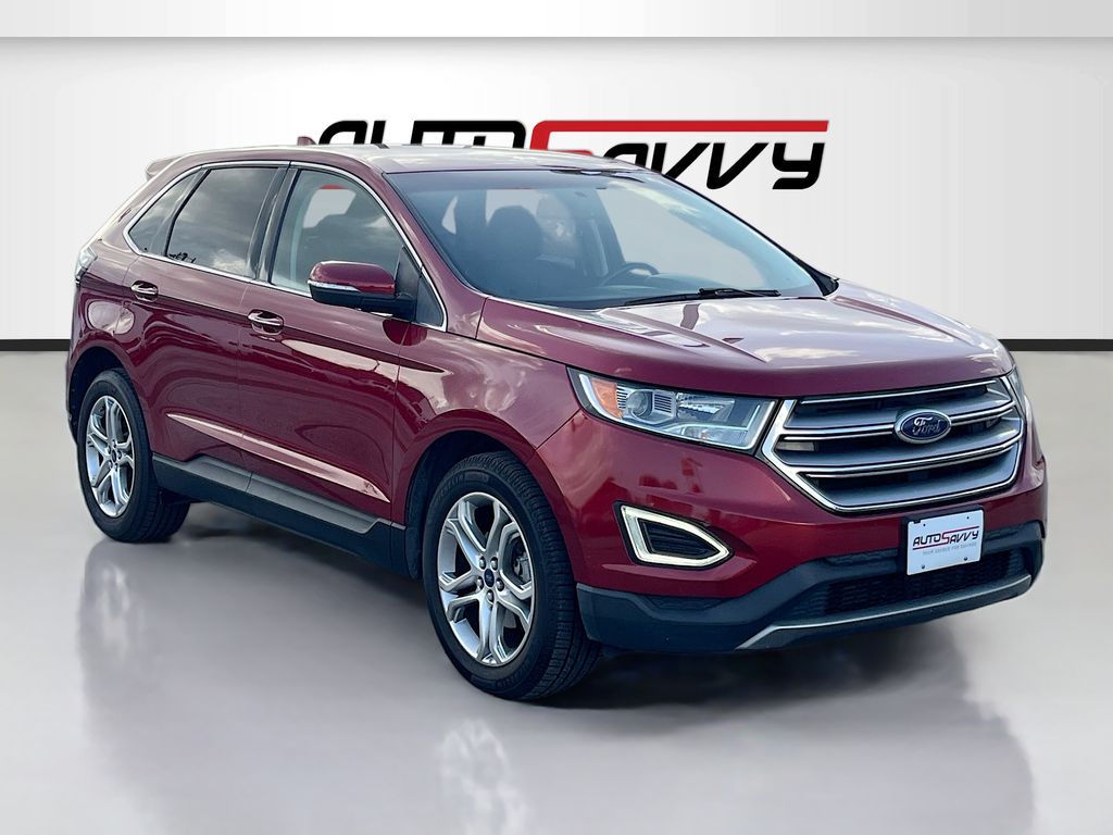 2016 Ford Edge Titanium Red at DeMontrond Ford