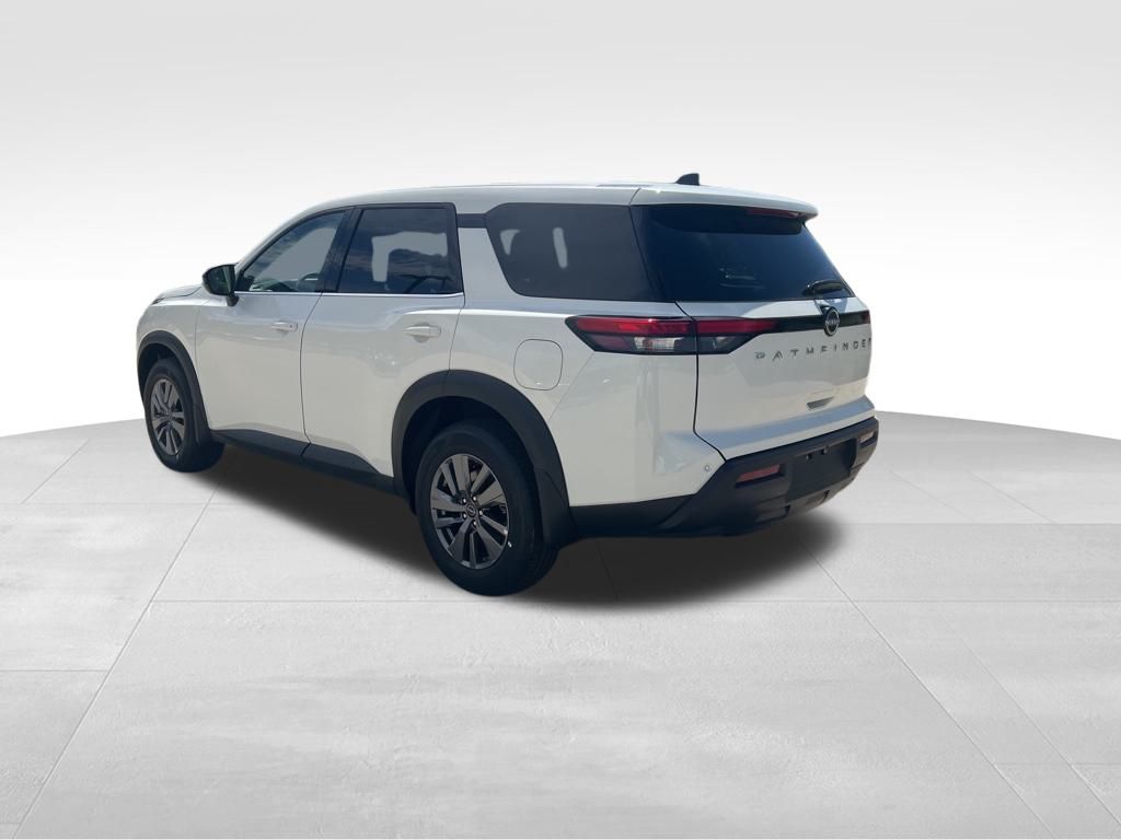 2025 Glacier White Nissan Pathfinder S FWD SUV