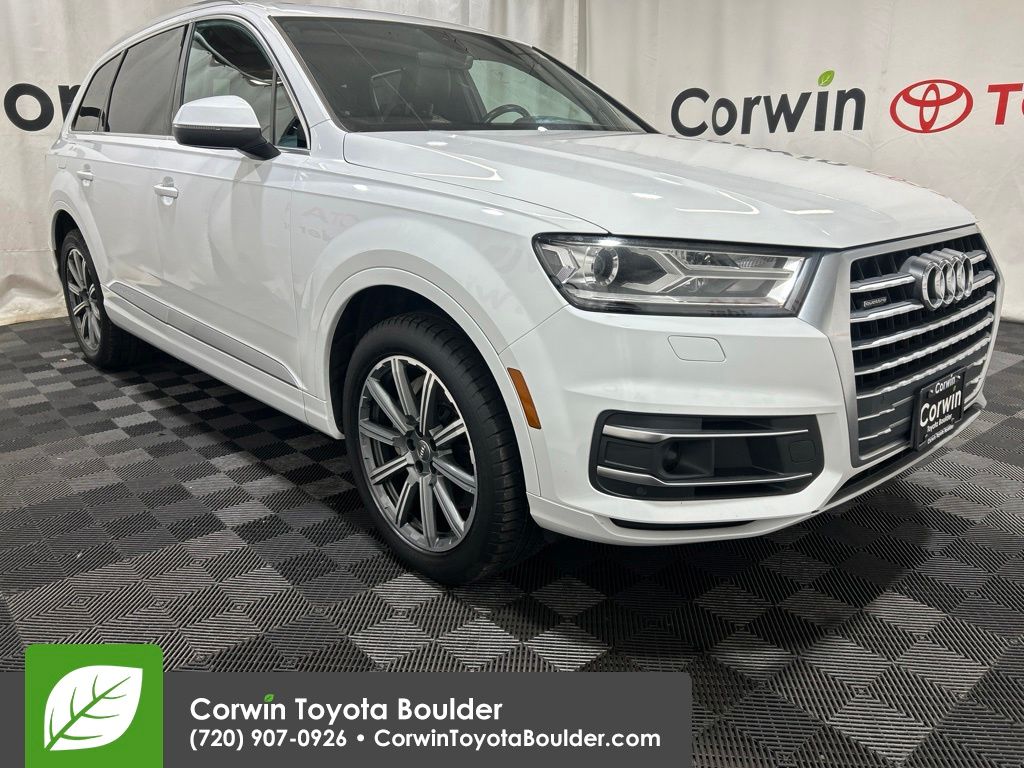 Glacier White 2017 Audi Q7 2.0T quattro Premium Plus SUV / Crossover All-Wheel Drive 8-Speed Automatic