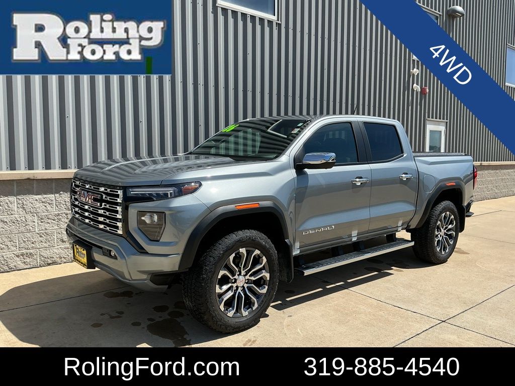 Sterling Metallic 2026 GMC Canyon Denali Crew Cab 4WD Pickup Truck Four-Wheel Drive 8-Speed Automatic