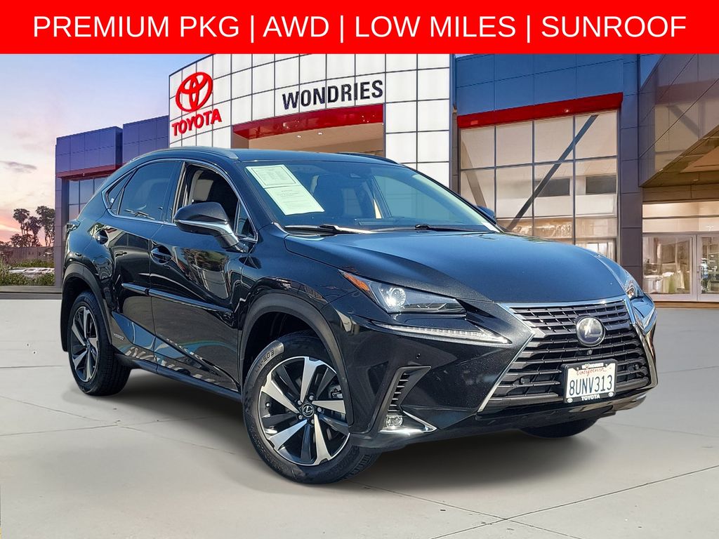 Black (Caviar) 2021 Lexus NX Hybrid SUV / Crossover All-Wheel Drive Continuously Variable Transmission