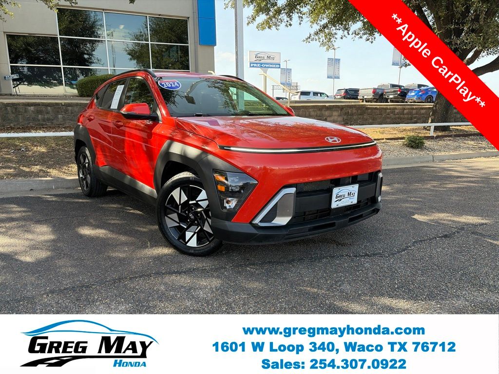 Orange Pearl 2024 Hyundai Kona SUV / Crossover Front-Wheel Drive Continuously Variable Transmission