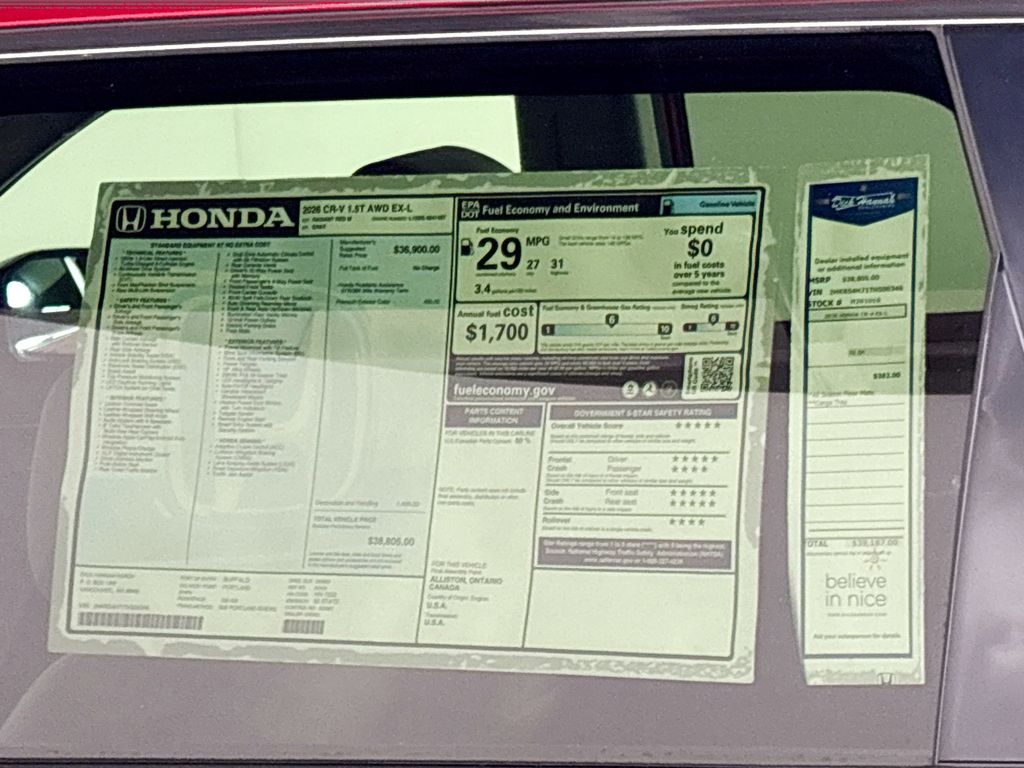 2026 Honda CR-V EX-L