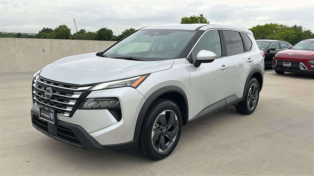 2025 Nissan Rogue SV Silver at Bravo Nissan