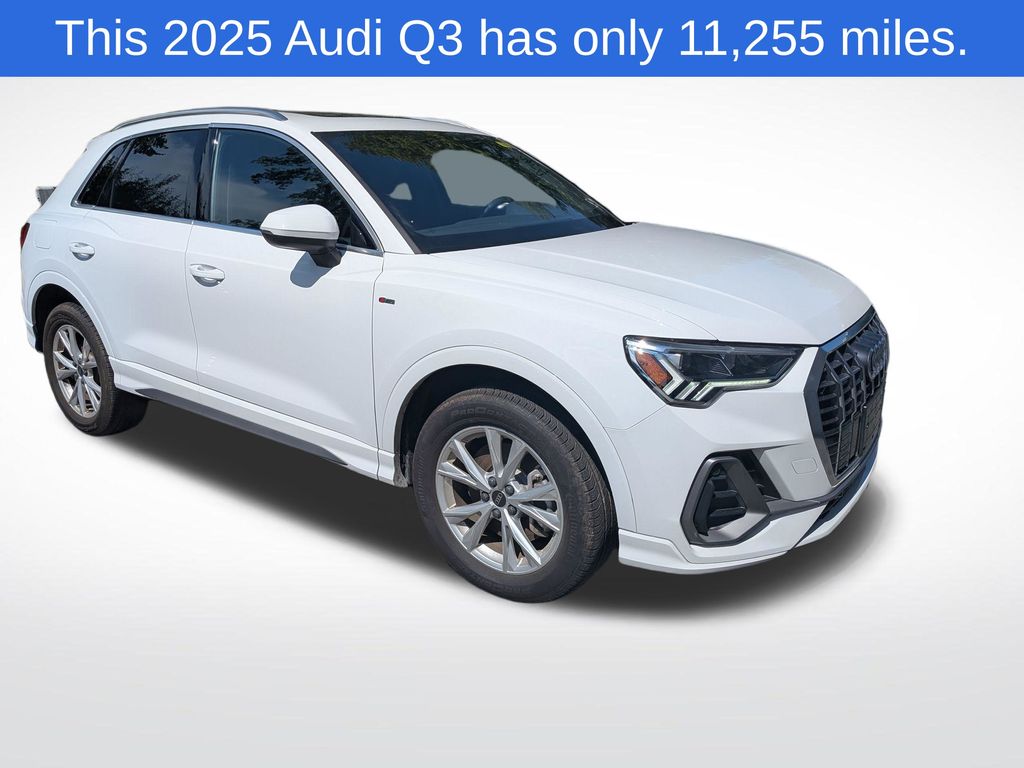 White 2025 Audi Q3 SUV / Crossover All-Wheel Drive 8-Speed Automatic