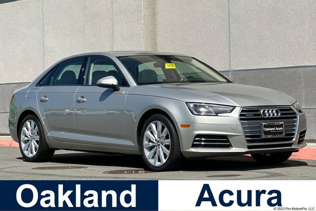Silver Metallic 2017 Audi A4 2.0T quattro Premium AWD Sedan All-Wheel Drive 7-Speed Automatic