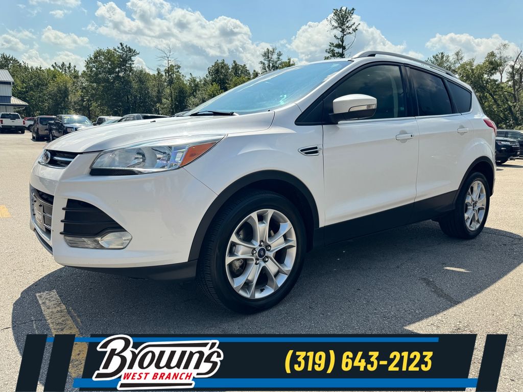 White Platinum Clearcoat Metallic 2016 Ford Escape SUV / Crossover Front-Wheel Drive 6-Speed Automatic