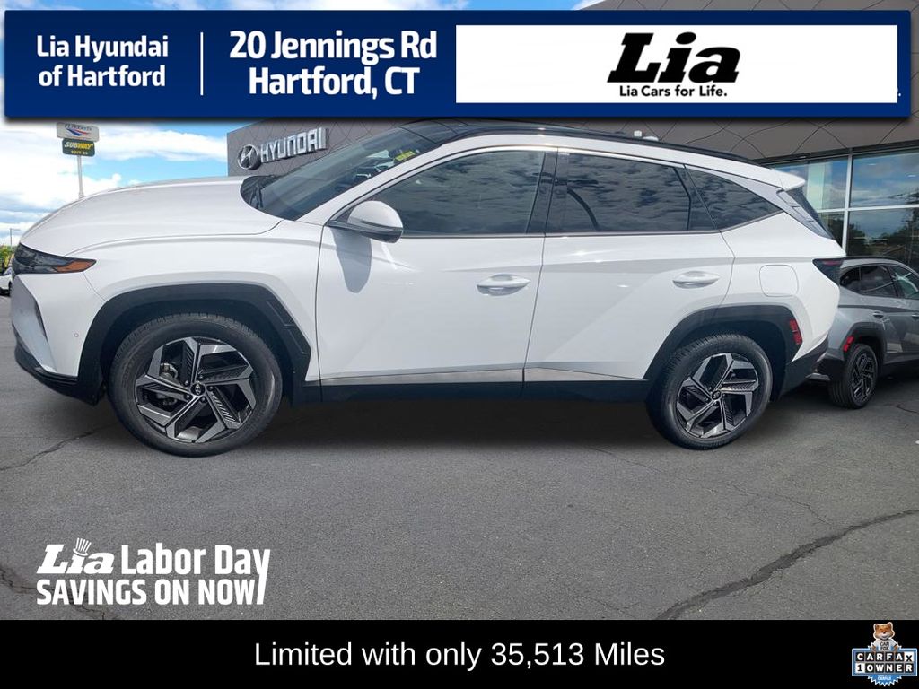 White Pearl 2024 Hyundai Tucson SUV / Crossover All-Wheel Drive 8-Speed Automatic