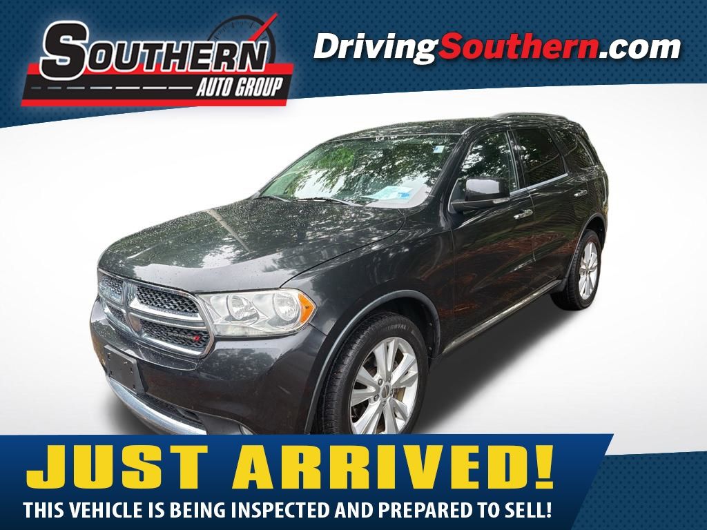 Brilliant Black Crystal Pearlcoat 2013 Dodge Durango Crew AWD SUV / Crossover All-Wheel Drive 5-Speed Automatic