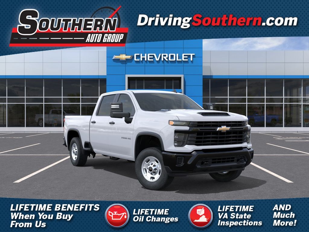 Summit White 2026 Chevrolet Silverado 2500HD Pickup Truck Four-Wheel Drive Automatic