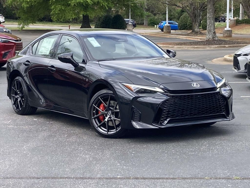 Black (Caviar) 2026 Lexus IS 350 F Sport RWD Sedan Rear-Wheel Drive 8-Speed Dual Clutch