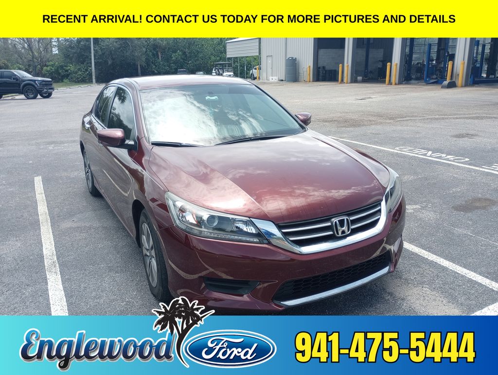 Basque Red Pearl II 2014 Honda Accord Sedan Front-Wheel Drive Continuously Variable Transmission