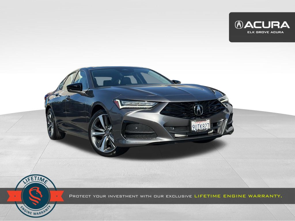 Liquid Carbon Metallic 2025 Acura TLX Sedan Front-Wheel Drive Automatic