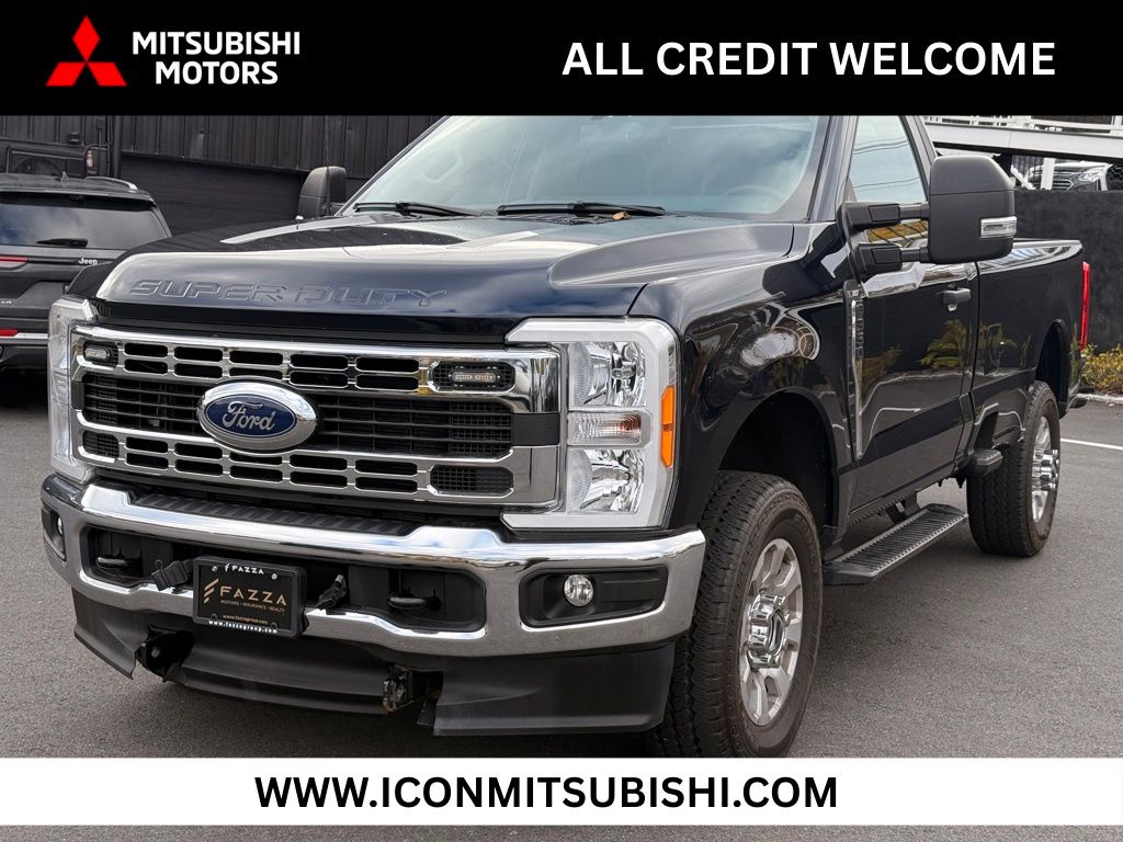 Blue Metallic 2023 Ford F-350 Super Duty Pickup Truck Four-Wheel Drive Automatic
