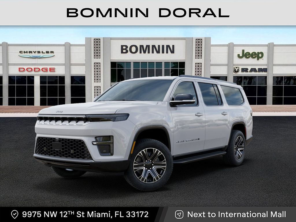 Bright White Clearcoat 2026 Jeep Grand Wagoneer L Four-Wheel Drive 8-Speed Automatic