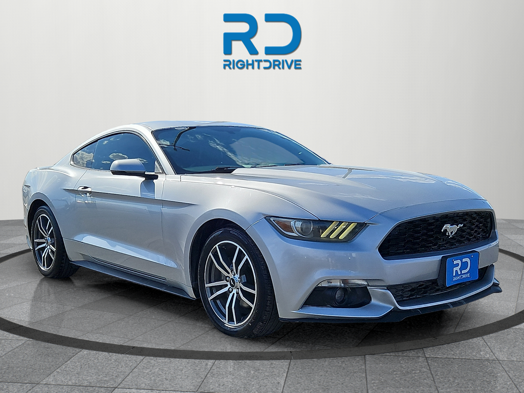 Ingot Silver 2016 Ford Mustang Coupe Rear-Wheel Drive 6-Speed Automatic