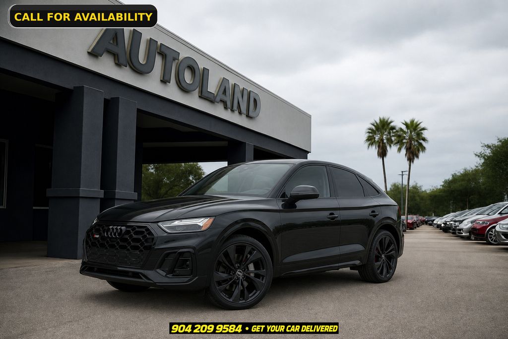 Black Metallic 2022 Audi SQ5 Sportback Sedan All-Wheel Drive 8-Speed Automatic