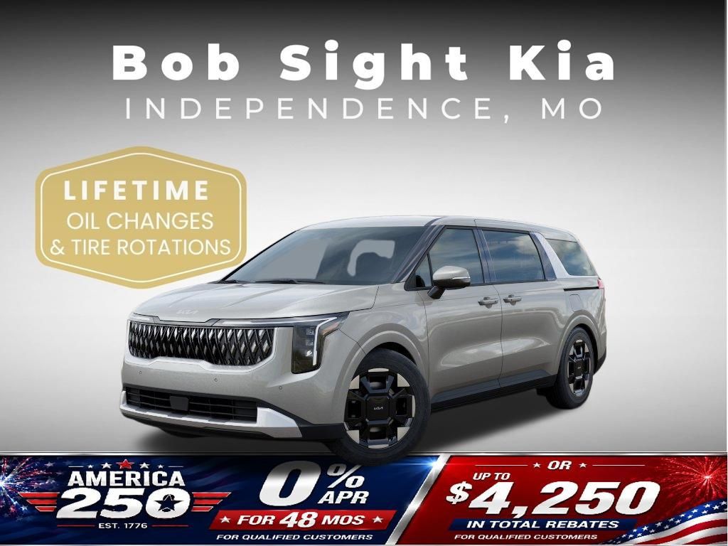 White (Ivory Silver) 2026 Kia Carnival Minivan Front-Wheel Drive 8-Speed Automatic