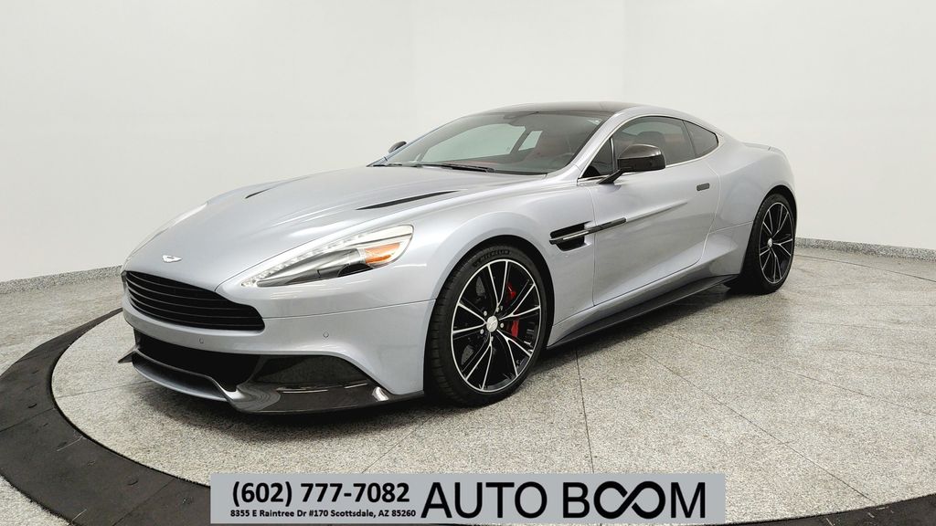 Silver 2014 Aston Martin Vanquish Coupe RWD Coupe Rear-Wheel Drive 6-Speed Automatic